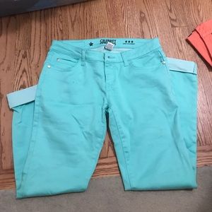 Full length mint pants!